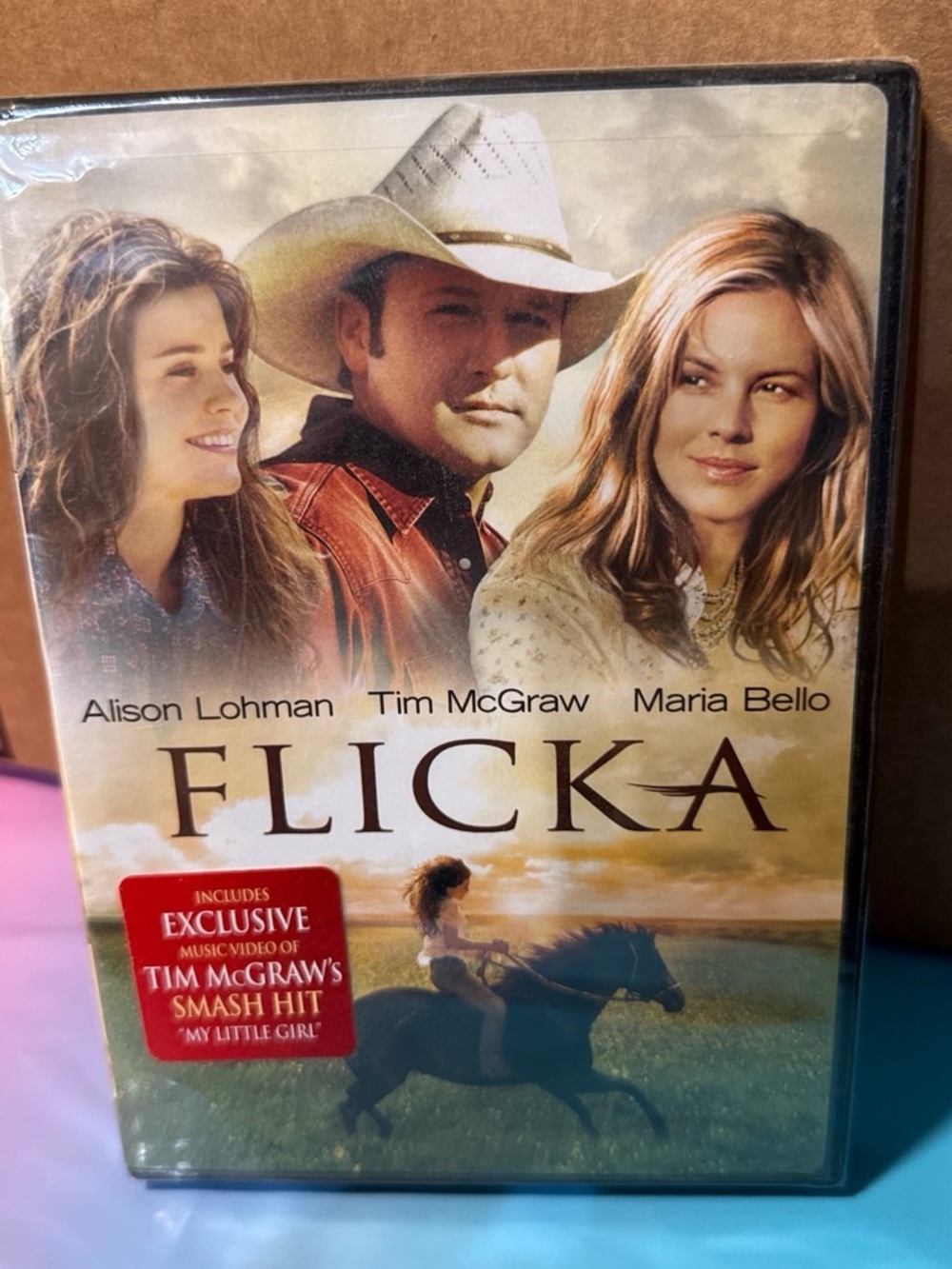 Flicka DVD Movie - Beige, Brown & Black Cover